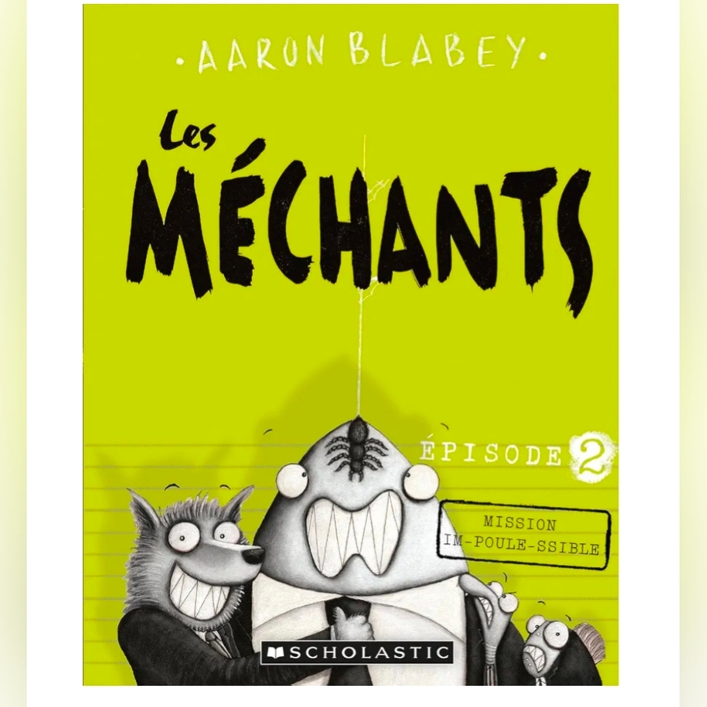 🌞4/20$ Scholastic Les Méchants Episode 2 in Vibrant Green